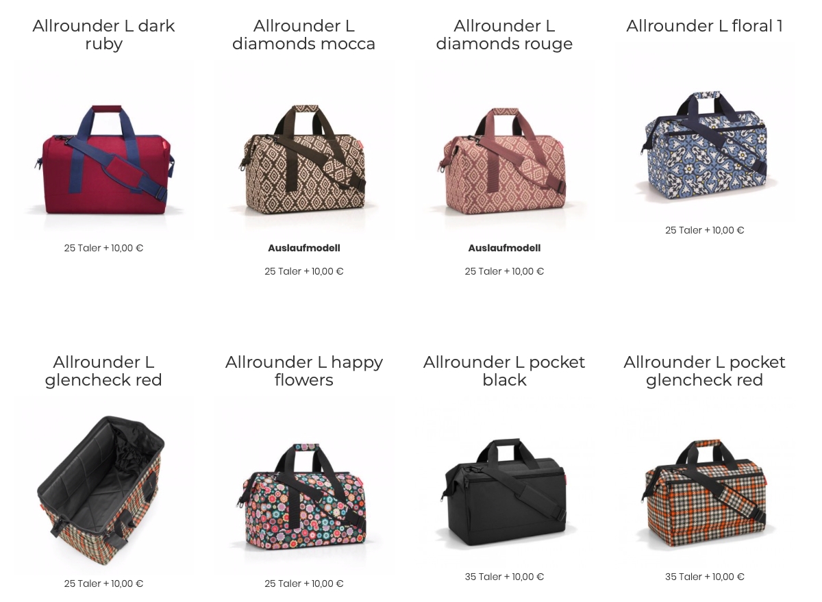 Prämie Frauen & Taschen 2