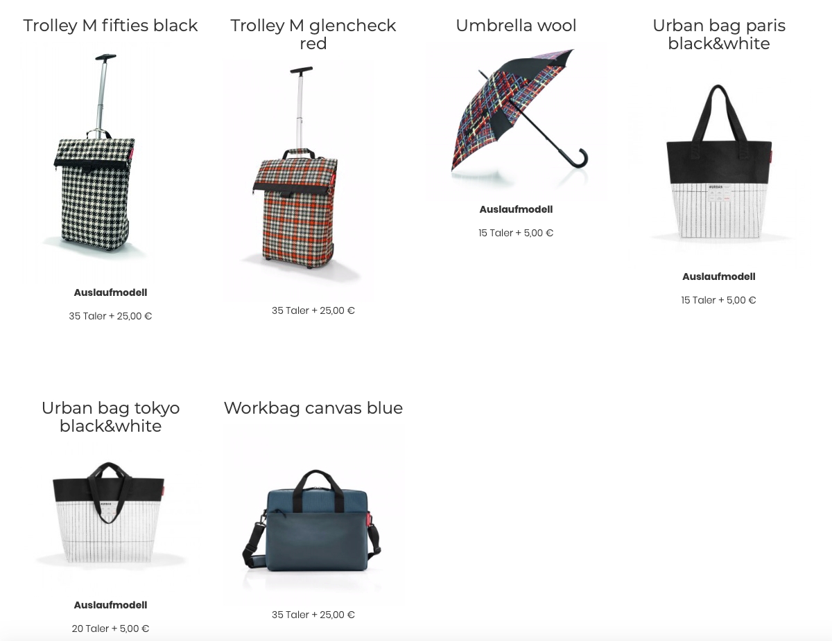 Prämie Frauen & Taschen 21