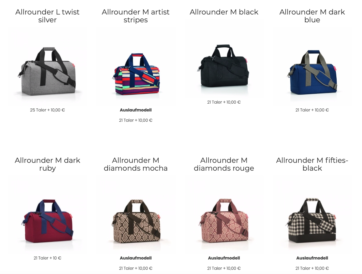 Prämie Frauen & Taschen 3