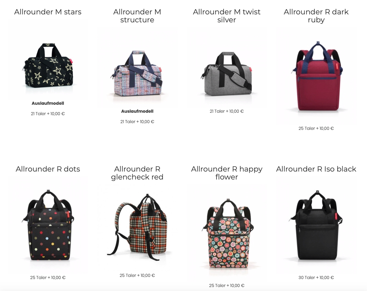 Prämie Frauen & Taschen 5