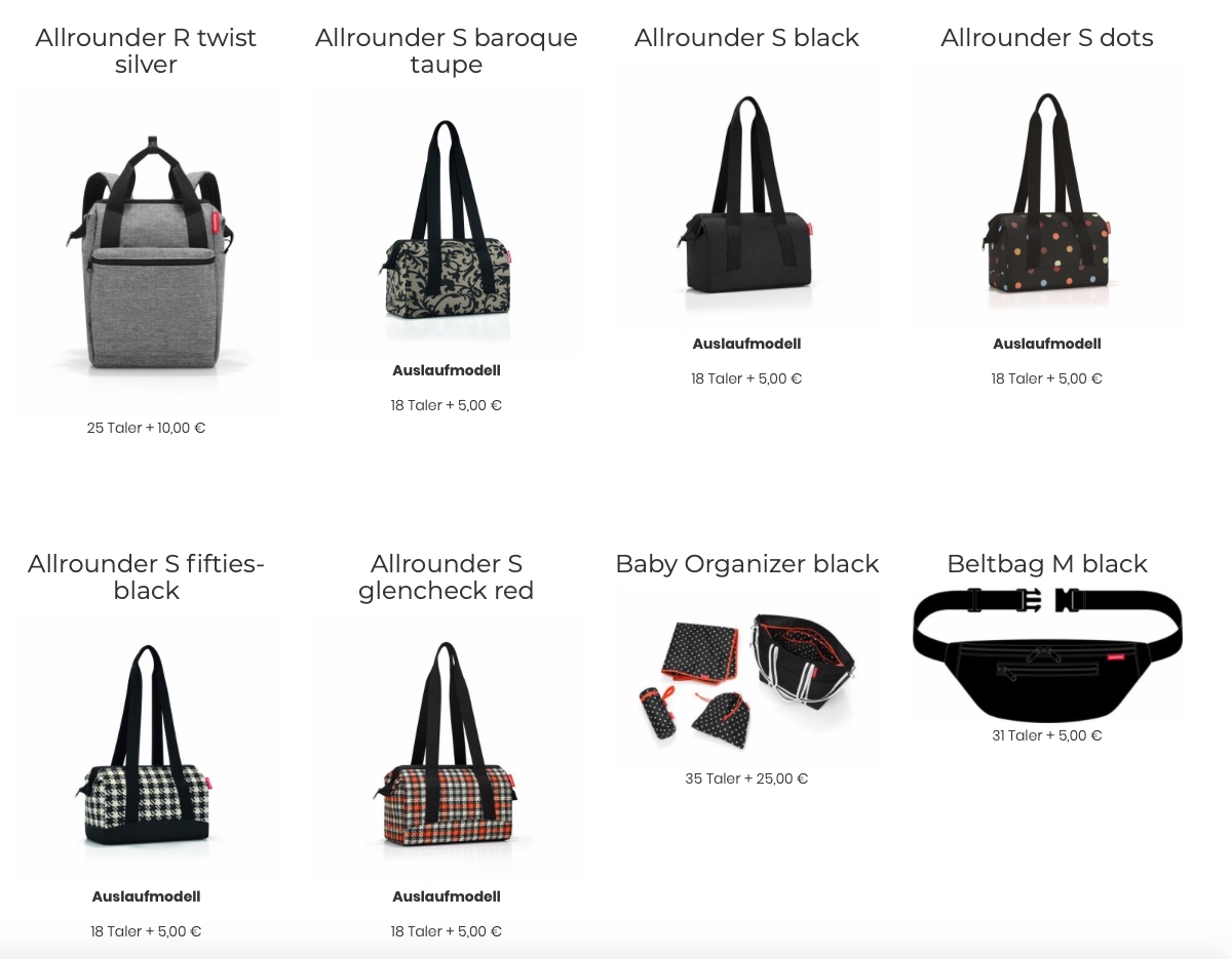 Prämie Frauen & Taschen 6